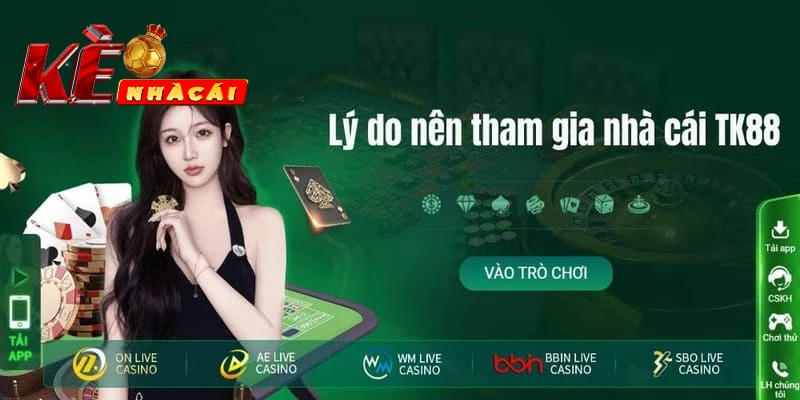 Đánh giá chi tiết nhà cái TK88